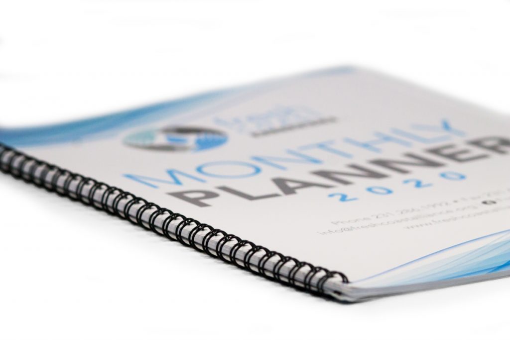 Spiral bound booklet